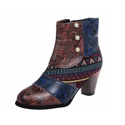 Sophia - Høye Støvler med Vannavstøtende og Rutsjsikker Såle og Sidelås