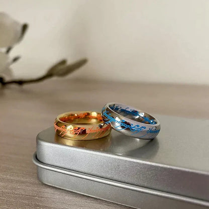 Diede – Gravert Glow-ring for Moderne Bruk