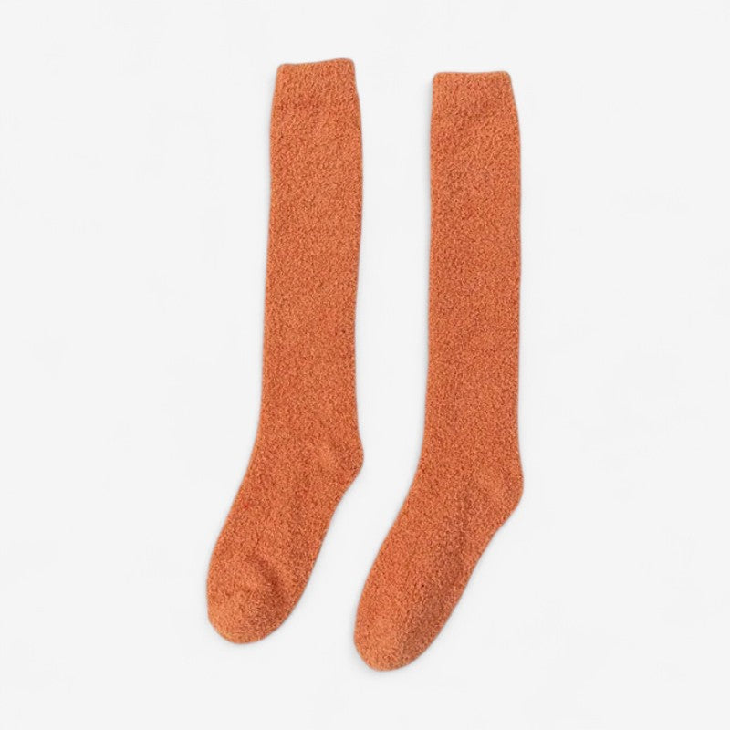 Liora – Lårlange Sokker med Elastisk Kante og Sømløs Tå