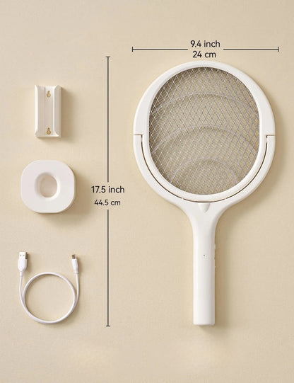 ZapFly - 5-i-1 Hurtigladende elektrisk fluesmekker med roterende hode