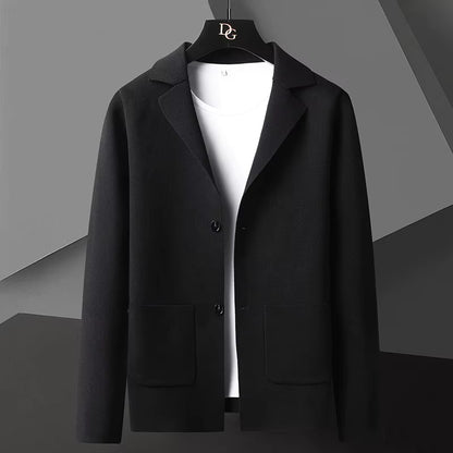 Daniel – Langermet blazer med krage og knapper