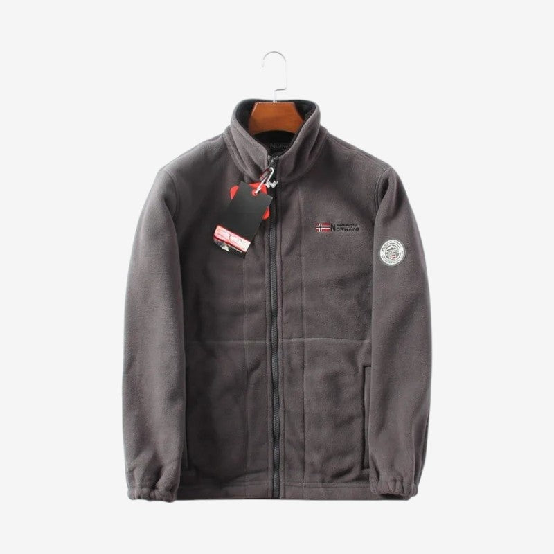 Anthony – Langermet jakke med ståkrage og glidelås