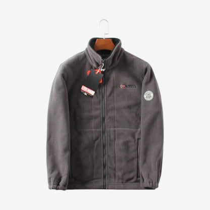 Anthony – Langermet jakke med ståkrage og glidelås