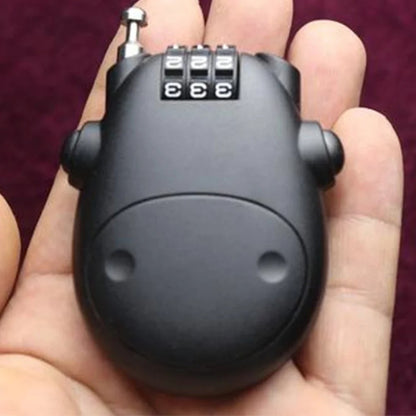 QuickLock - Kompakt og bærbar kabelkodelås for hjelmer og mer