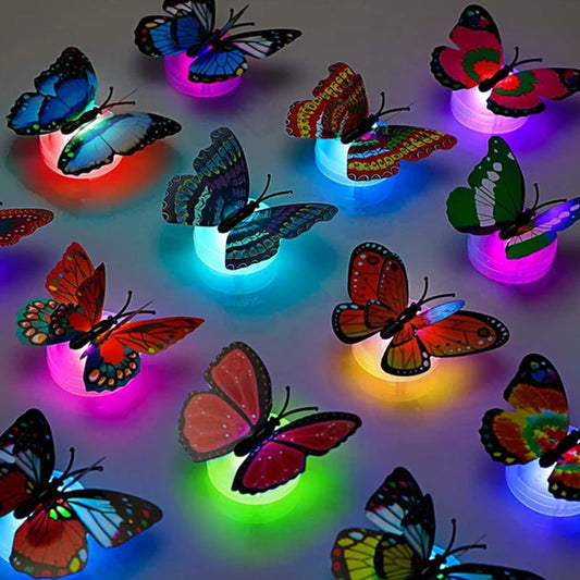 LumiWings – Fortryllende 3D Sommerfuglnattlys med Dekorativ Effekt