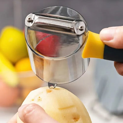 SmartPeel - Multifunksjonell skreller med innebygd oppbevaring for ren skrelling