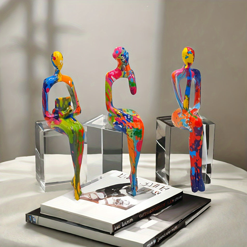 ArtForm – Abstrakt Kunstfigursett for Dristig Interiørdesign
