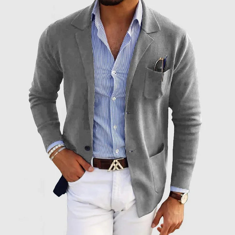Victor - Smal blazer med klassiske detaljer
