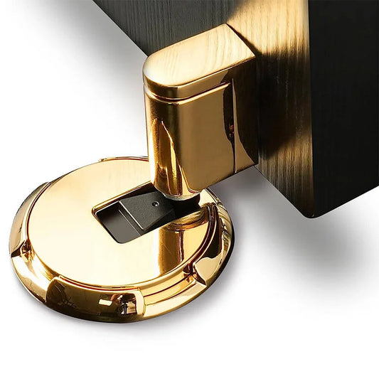 DoorGuard - Mekanisk Gulv Dørstopper med Holdbar Konstruksjon og Moderne Design