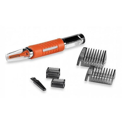 TrimMaster - Multifunksjonell hårtrimmer med innebygd LED-lys for pleie fra topp til tå