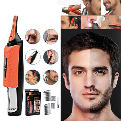 TrimMaster - Multifunksjonell hårtrimmer med innebygd LED-lys for pleie fra topp til tå