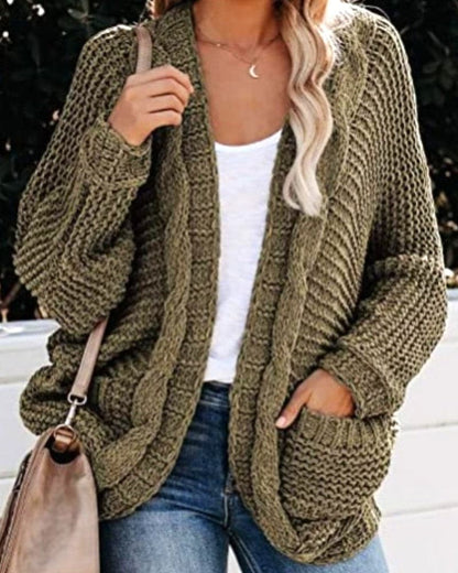 Juliette - Cardigan med åpen front og avslappet passform