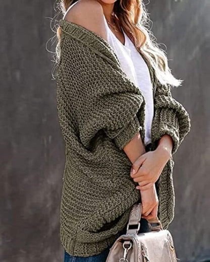 Juliette - Cardigan med åpen front og avslappet passform