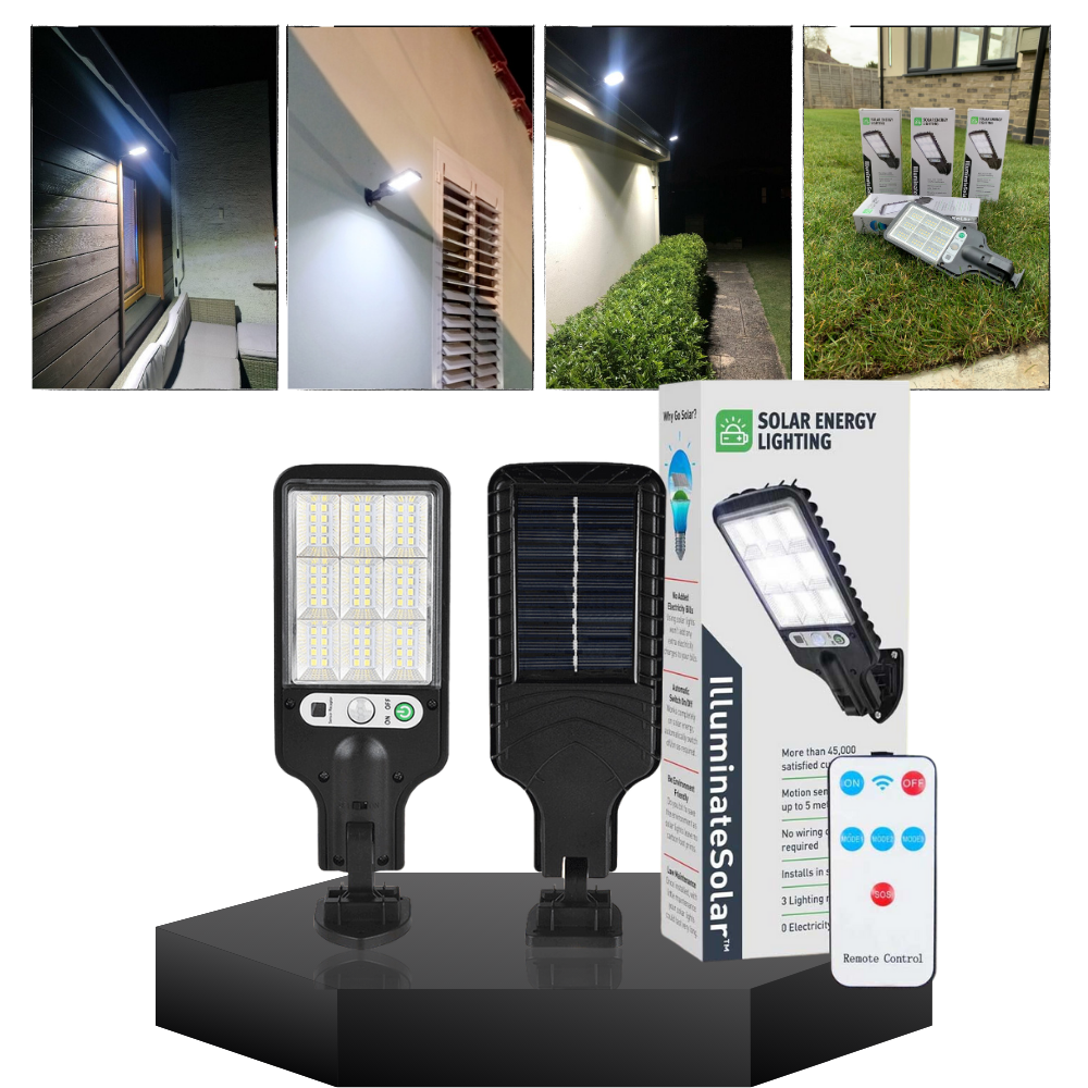 SolarBeam - Solcelledrevet LED-utelampe med automatisk aktivering