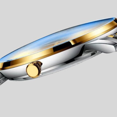 Leo - Luksusklokke i rustfritt stål med datofunksjon