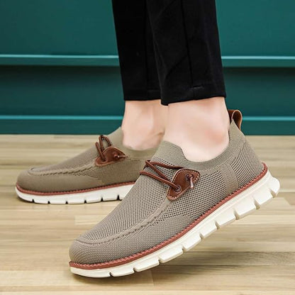Ethan - Sportslige Slip-On Loafers med Dekorative Detaljer