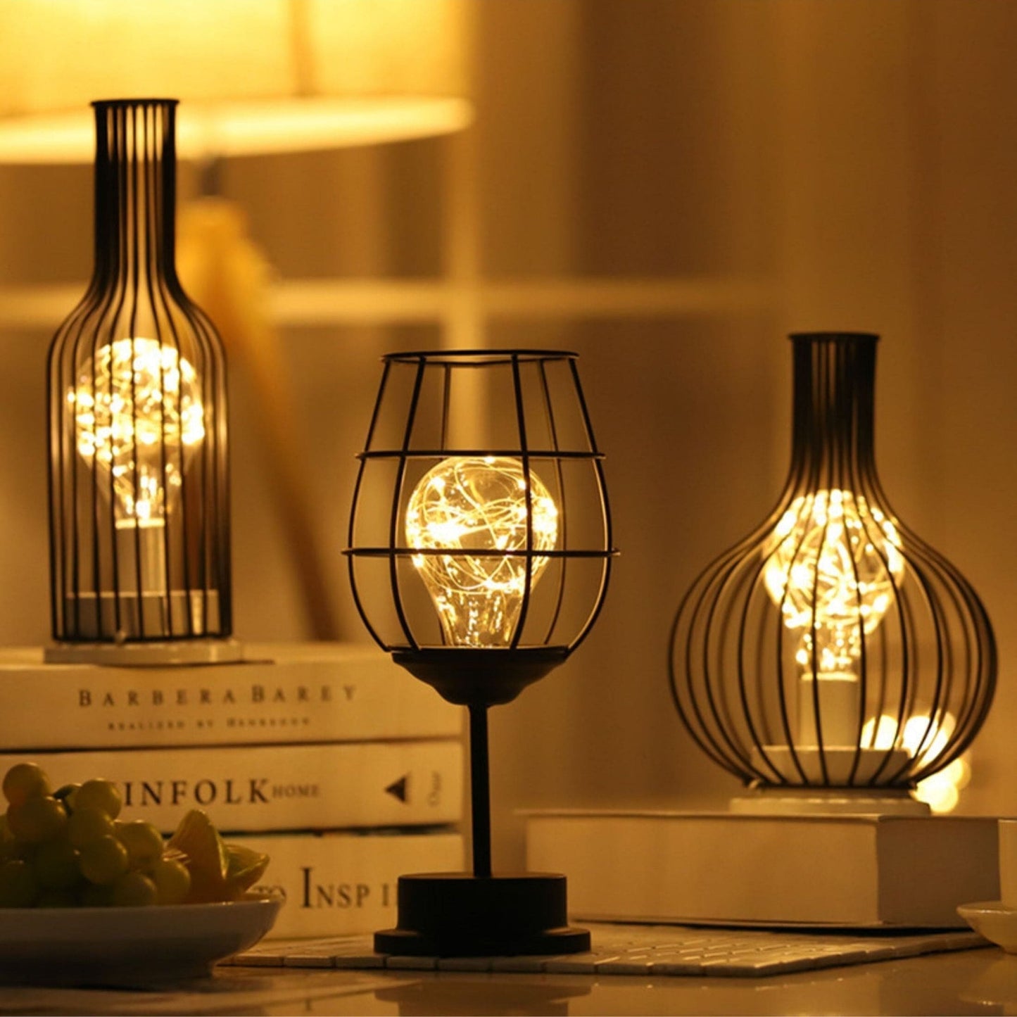 LumiAura - Stilig bordlampe med justerbar lysstyrke for moderne belysning i hjemmet