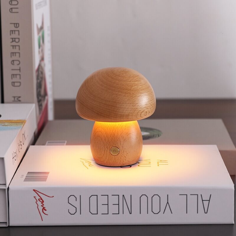 PortoBello - Fortryllende soppformet lampe med justerbar lysstyrke