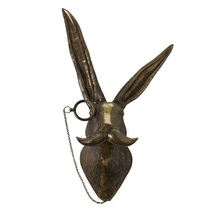 AnimalCraft - Håndlaget Dyrehode Skulptur i Harpiks for Unik Dekorasjon