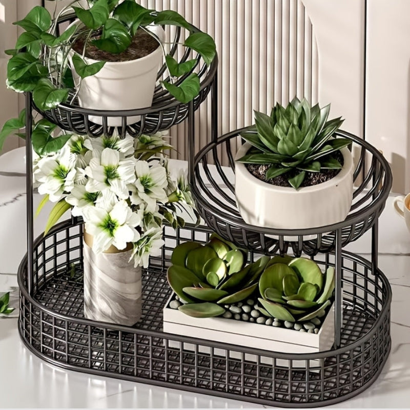 VitaRack – 3 Lags Fruktkurv med Ventilert Design og Solid Støtte