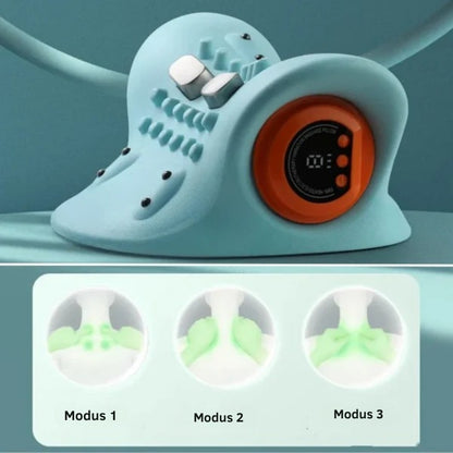 NeckEase - Trådløs EMS nakkemassasjeapparat med akupressur og cervikal traksjonsterapi