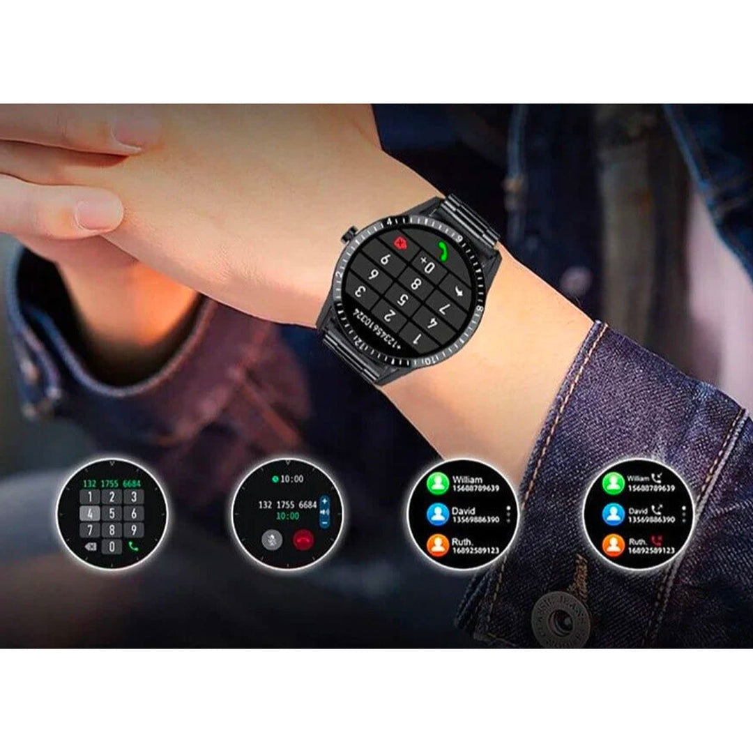 Ethan – Smart treningsklokke med berøringsskjerm med helsesporing og Bluetooth-anropsfunksjoner