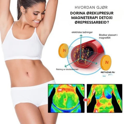 VitaFlow - Øredobber med magnetisk terapi for sirkulasjon og velvære