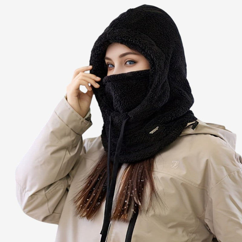 Emma – Hetterhatt med justerbare snorer og ansiktsmaske