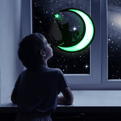 LunaWhisk – Fortryllende Halvmånelampe for Katt med Dekorativt Midtpunkt