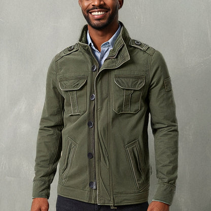 Smith – Moderne glidelåsjakke med stående krage og flere lommer