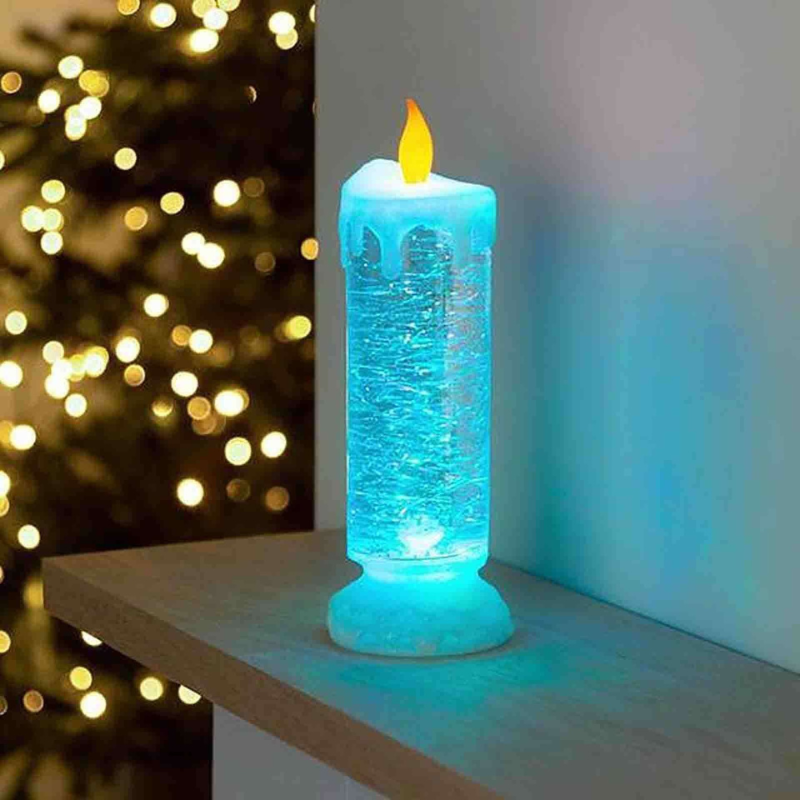 LumiFlick – Oppladbar LED-lysende Glitterlys med Fargeendring
