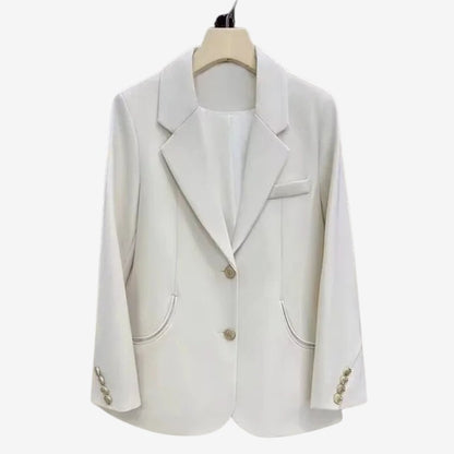 Cornelia – Langermet blazer med krage og knapper