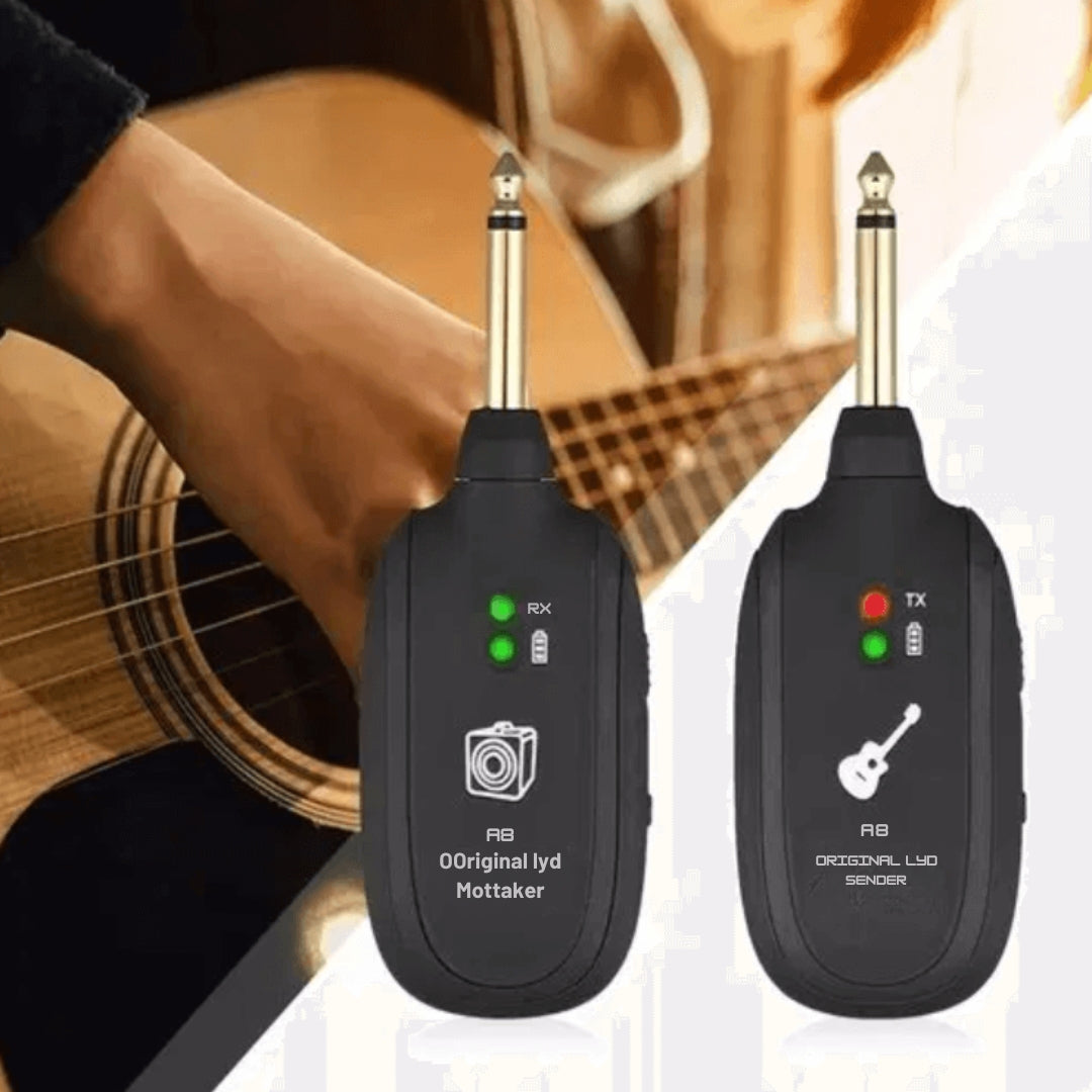 ToneLink - Trådløs gitarsender med signal med lav latens, lang rekkevidde og enkelt oppsett