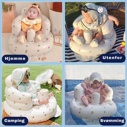 CozyNest - Oppblåsbart Barnesete Og Badestol
