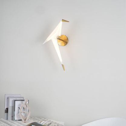 AuriNest – Vegglampe med fuglemotiv og integrert LED