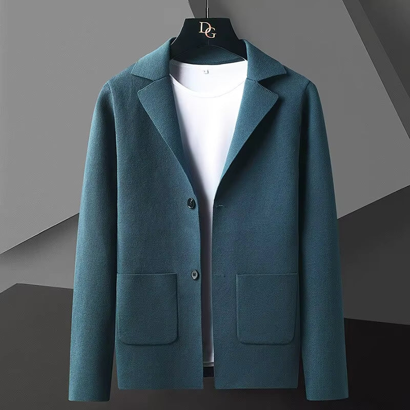 Daniel – Langermet blazer med krage og knapper