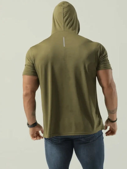 James - T-skjorte med hette og kengurulomme