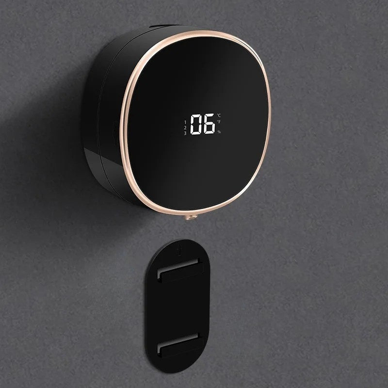 SmartWash – Automatisk Såpedispenser med Digitalt Display og Oppladbart Batteri