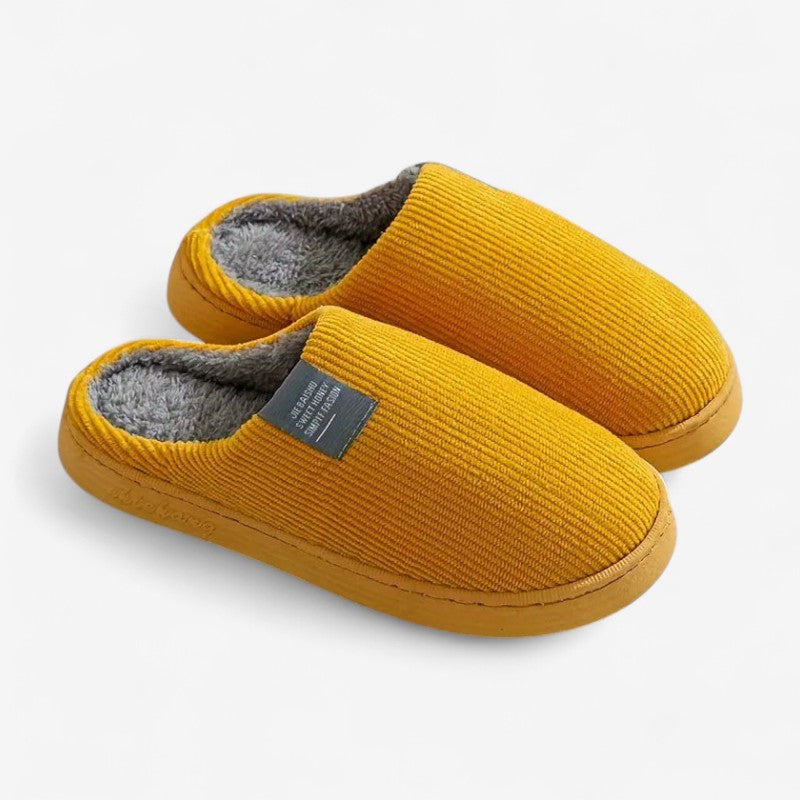 Solveig – Tøfler med flat hæl og rund tå