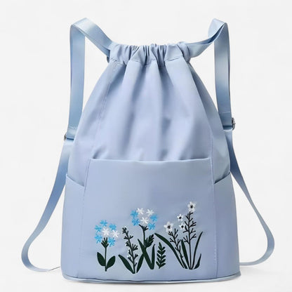 Estelle – Justerbar ryggsekk med snor og mønster