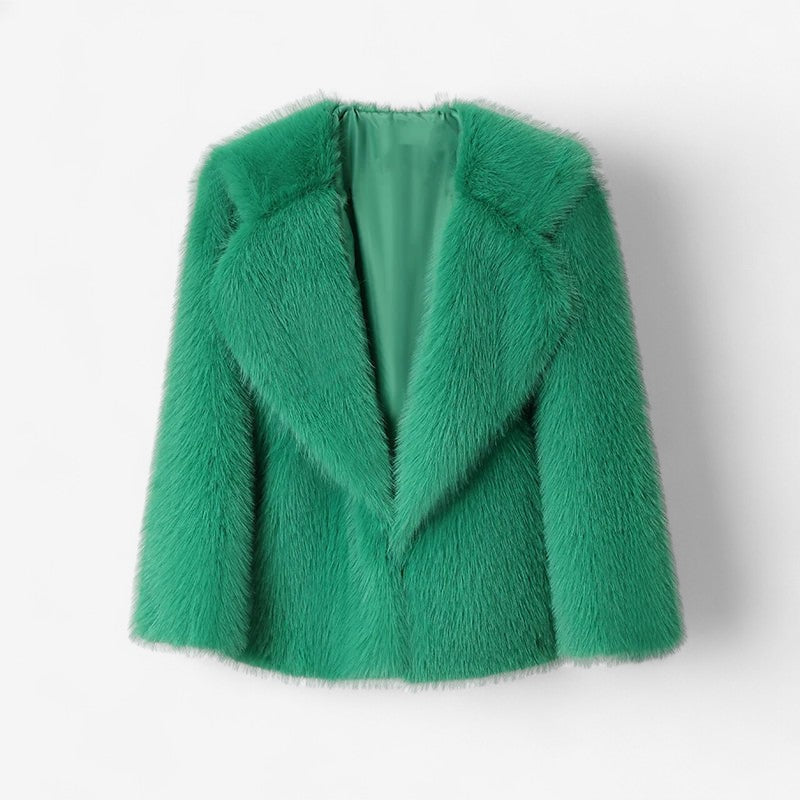 Ashley – Langermet kåpe med sidelommer og åpen front