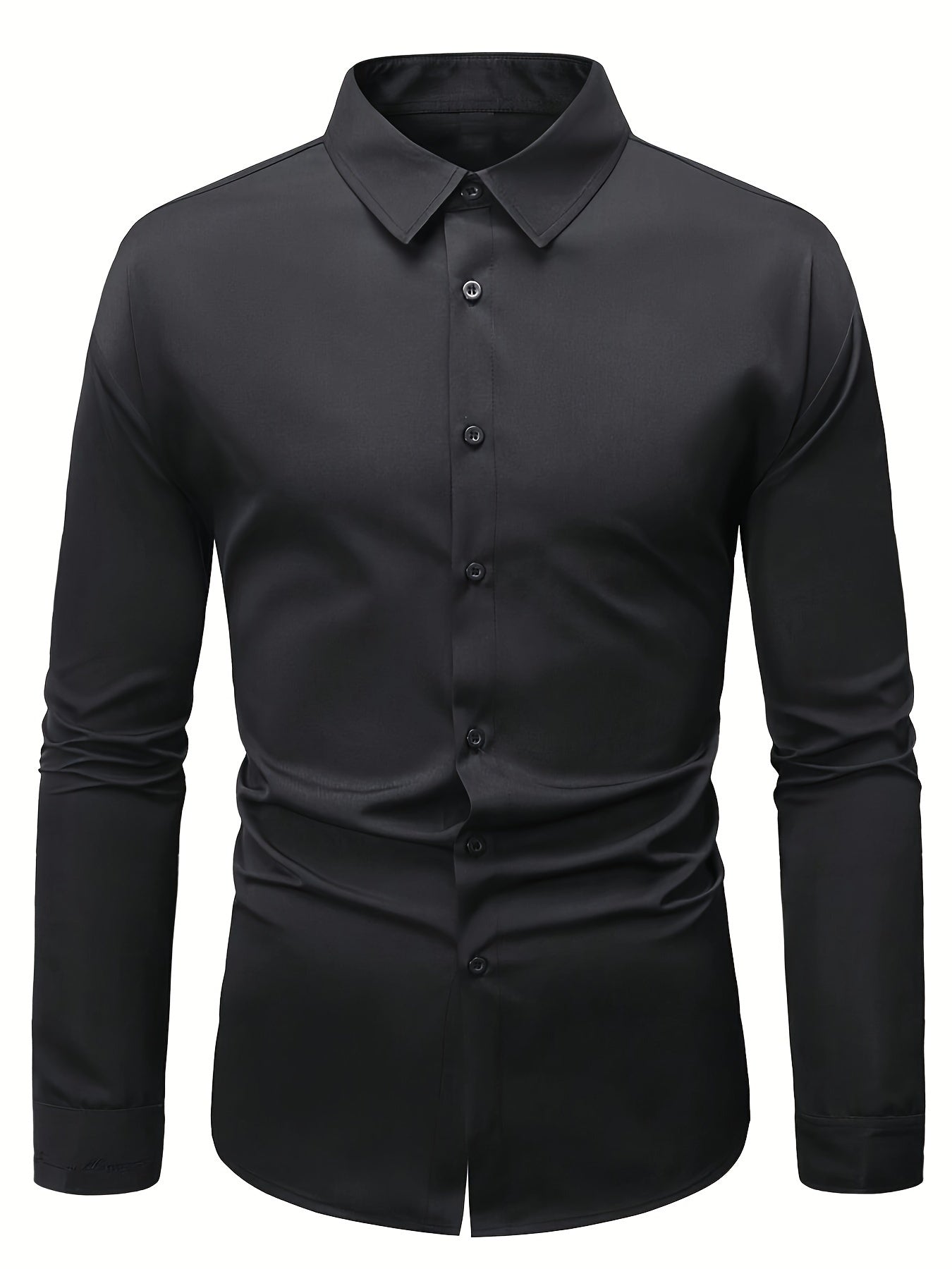 Adrian - Slim Fit-skjorte med knappelukking