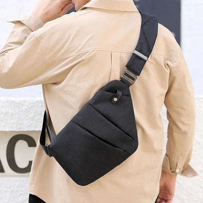 Renzo - slank, tyverisikret skulderveske for trygg reise