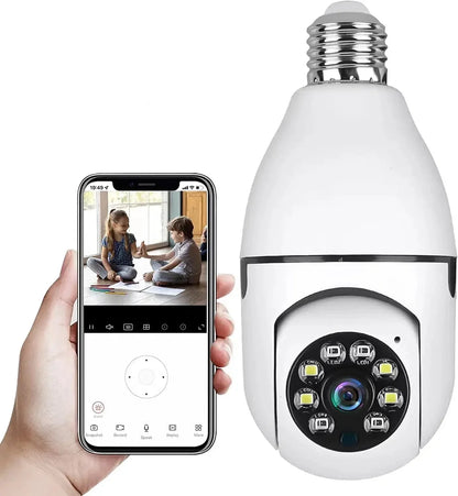 SecureLight - Trådløs Lyspære Sikkerhetskamera med Bevegelsesdeteksjon