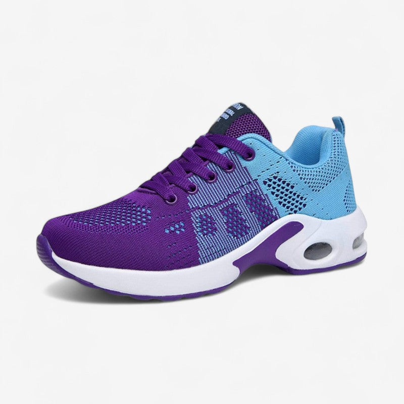 Maren – Rund Tå Snøresko med Pustende Design