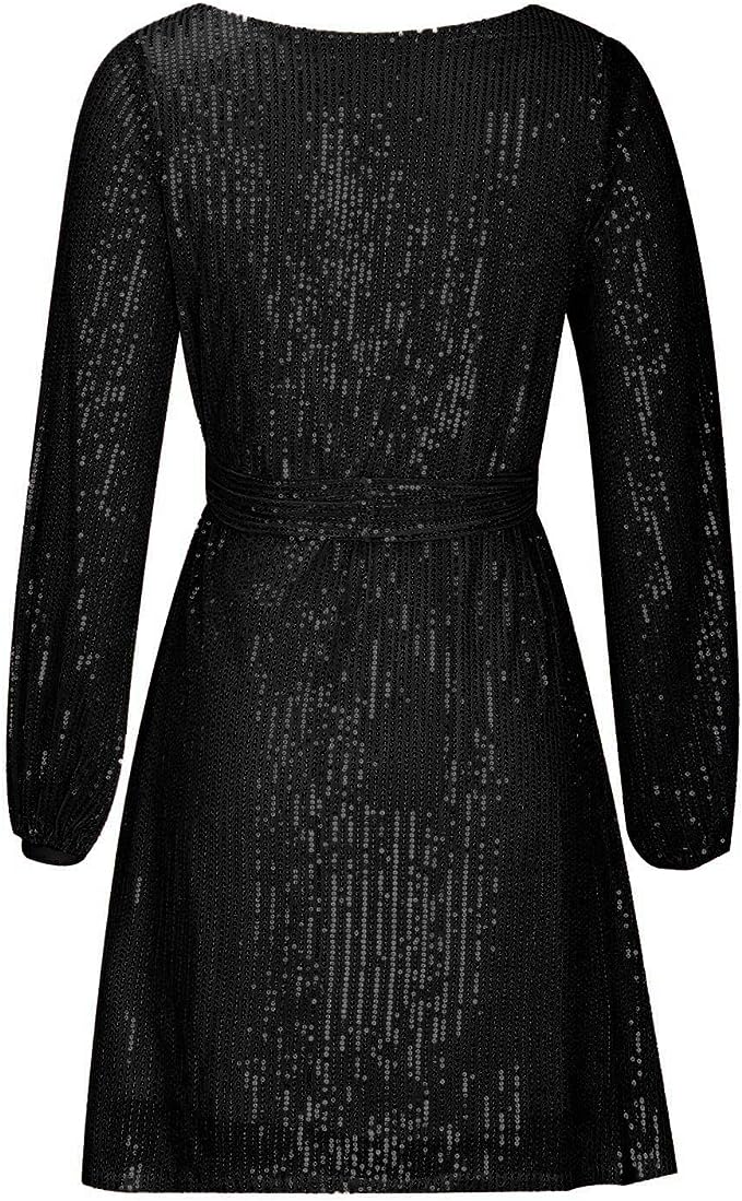 Aria - Mini festkjole med glitterdetaljer