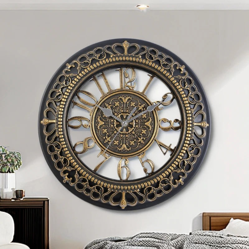 EternaCharm - Elegant vintage veggklokke for sofistikerte rom