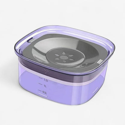 CleanPet – Vannskål til kjæledyr med lokk og avrundet design