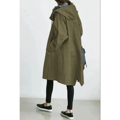 Aurora - Casual hette trenchcoat med lange ermer og lommer