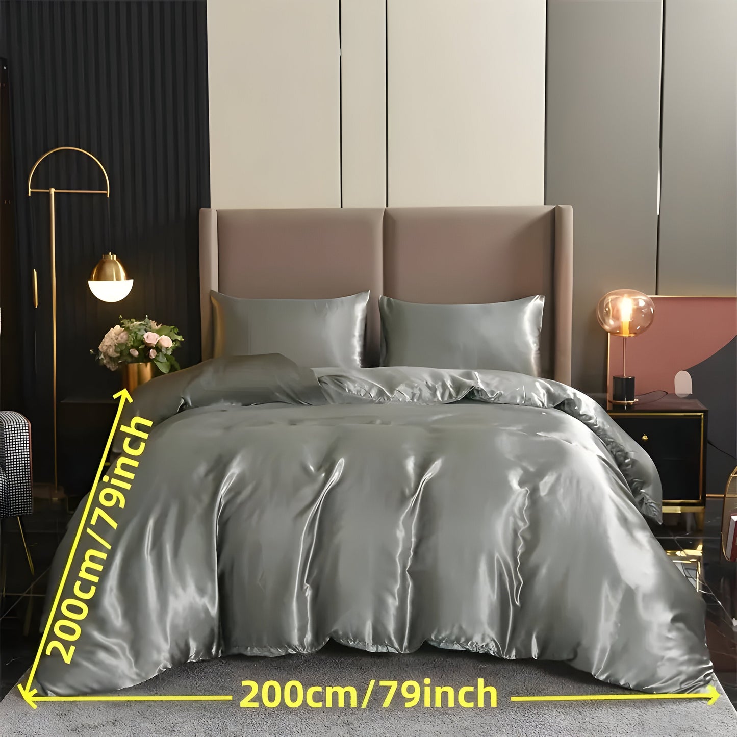 DreamLuxe - Dynetrekk med Skjult Glidelåslukking med Luksuriøs Sover